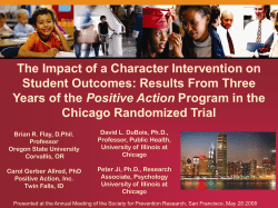 The POSITIVE ACTION Program