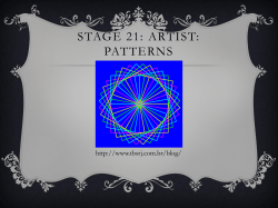 Stage 21: Artist: Patterns - Mrs-oc