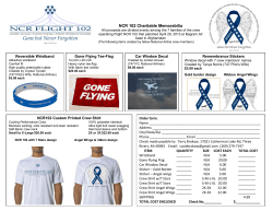 NCR 102 Charitable Memorabilia