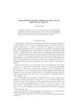 Unramified degree three invariants of reductive groups