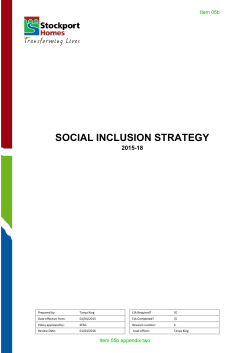 social inclusion strategy