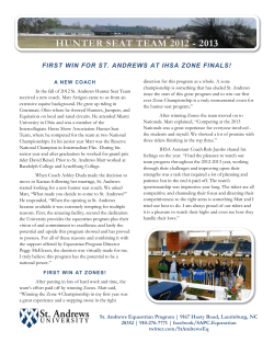 FIRST WIN FOR ST. ANDREWS AT IHSA ZONE FINALS!