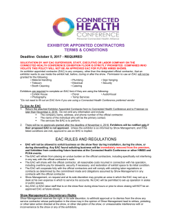 eac rules and regulations - Connected Health Conference
