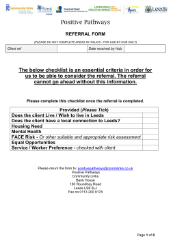 Positive Pathways Referral Form