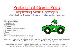 Parking Lot Game Pack