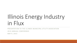 An Illinois Energy Industry in Flux - Illinois Municipal Electric Agency