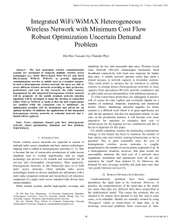 Integrated WiFi/WiMAX Heterogeneous Wireless Network