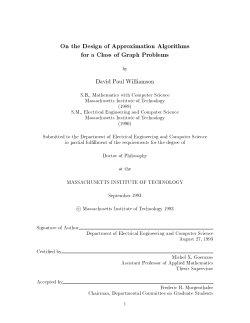 On the Design of Approximation Algorithms for a Class of