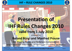 IHF-Rule Changes 2010-e