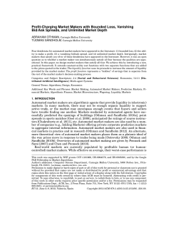 Profit-Charging Market Makers with Bounded Loss, Vanishing Bid