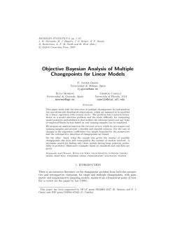 Objective Bayesian Analysis of Multiple Changepoints for Linear