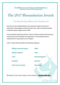 awards info sheet