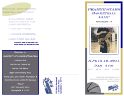 PRAIRIE STARS Basketball Camp