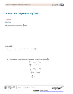 have a finite or infinite decimal expansion? Based on