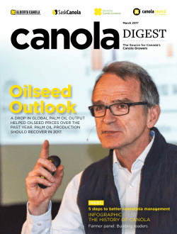 Canola Digest, March 2017