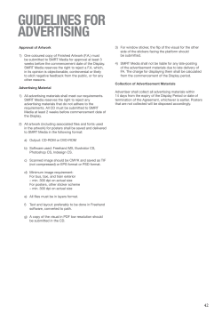 guidelines for advertising