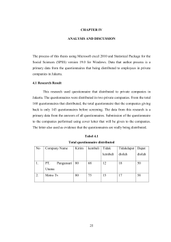CHAPTER IV ANALYSIS AND DISCUSSION The process of this