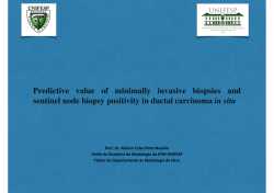 Predictive value of minimally invasive biopsies and sentinel node