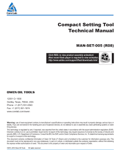 Compact Setting Tool Technical Manual