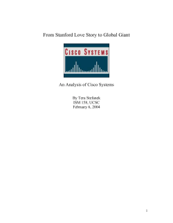 From Stanford Love Story to Global Giant