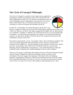 Circle of Courage is a philosophy