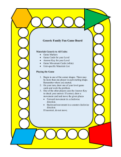 Generic Family Fun Game Board