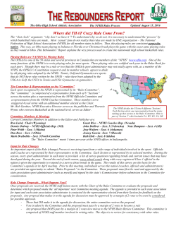 NFHS Rule Making Process