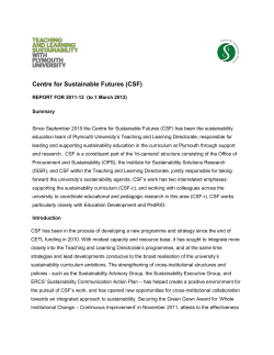 National ESD guidelines, written by Professor Sterling based on the