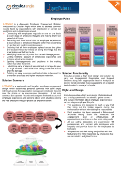 Solution Summary Employee Pulse Solution