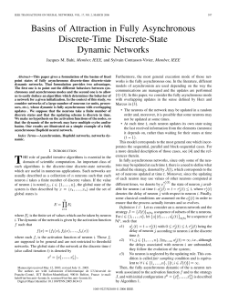 Basins of Attraction in Fully Asynchronous Discrete