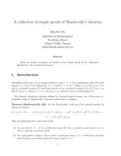 A collection of simple proofs of Sharkovsky`s theorem