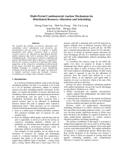 Multi-Period Combinatorial Auction Mechanism for Distributed