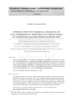 introduction to numerical modeling of electromagnetic wave field on