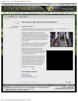 Free Christmas Walk Event Happening December 1