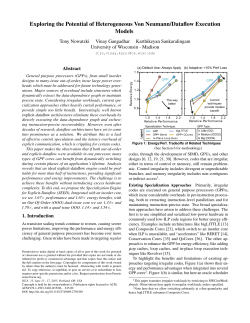 Exploring the Potential of Heterogeneous Von Neumann/Dataflow