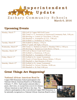 Upcoming Events Great Things Are Happening!