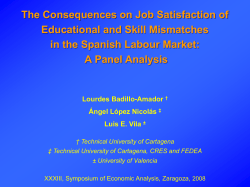The Consequences on Job Satisfaction of