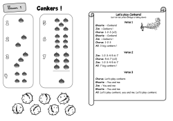 Conkers ! 1 5 2 6 3 7 4