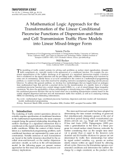 A Mathematical Logic Approach for the Transformation of the Linear