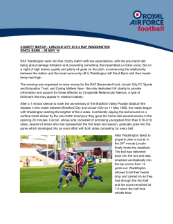 CHARITY MATCH - LINCOLN CITY XI 5