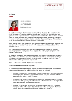 Liz Perks - Haberman Ilett