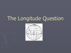 The Longitude Question