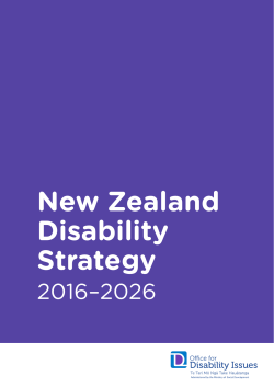 New Zealand Disability Strategy