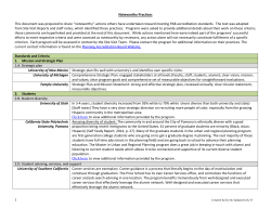 Noteworthy Practices - Planning Accreditation Board