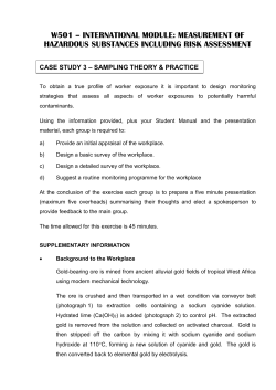 Case Study 3 Sampling Theory and Practice