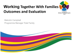 Outcomes and Evaluation