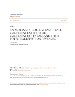 an analysis of college basketball conference structure