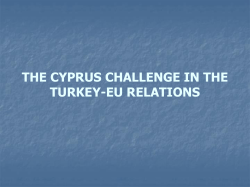 The Cyprus Challenge in Turkey