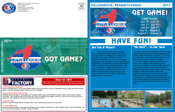 GET GAME! GOT GAME? HAVE FUN!