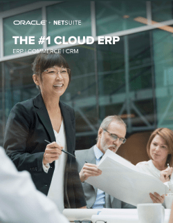 the #1 cloud erp